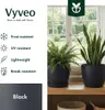 Vyveo - Blumentopf Lunda - Schwarz - 20x15 Produktbild-Vorschau 2