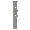Strap-it Fitbit Sense Silikon Armband Classic (Grau) - Produktbild-Vorschau 5