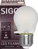 SIGOR 4,5W Kugel Filament matt E27 470lm 2700K dimmbar LED Produktbild-Vorschau 2