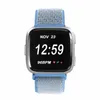 Strap-it Fitbit Versa / Versa 2 Armband Nylon (Blau) Produktbild-Vorschau 2