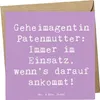 Mr. & Mrs. Panda Grußkarte Spruch Geheimagentin Patenmutter Produktbild-Vorschau 1