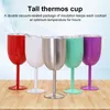 10 oz isoliertes Cocktailglas, doppelwandig, mit hohem Fuß Produktbild-Vorschau 3