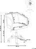BELIANI Schreibtischstuhl Braun Kunstleder Polyrattan Produktbild-Vorschau 5