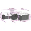 Modulares Garten-Sofaset, 10-teilig, mit verstellbarem Produktbild-Vorschau 10