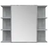 vidaXL Kúpeľňová zrkadlová skrinka Grey Sonoma 80x20,5x64 Náhľad obrázku produktu 6