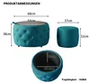 Luxe set van 2 fluwele poefs, multifunctioneel (4-in-1), Productafbeelding-voorbeeld 2