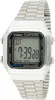 A close-up studio shot of a silver digital Casio watch. Produktbild-Vorschau