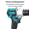 Close-up of a power tool with arrows indicating airflow for cooling. Náhľad obrázku produktu