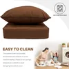 Outdoor Kissen Set für Rattan/Korbsessel, Rückenlehne Produktbild-Vorschau 5