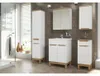 Mueble de baño de pie, 35 cm de ancho, blanco brillante, Vista previa de la imagen del producto 8
