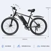 EVERCROSS TECH 26 Zoll Elektrofahrrad, Abnehmbarer 36V Produktbild-Vorschau 2