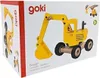 goki Bagger gelb Holz Gummmireifen 20x18x26cm Produktbild-Vorschau 9