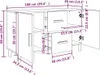 The Living Store Sideboard Sonoma-Eiche 100x36x60 cm Produktbild-Vorschau 7