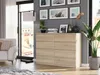 Moderná komoda Framire R-140-S8 dub Náhľad obrázku produktu 5