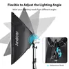 Pro Fotostudio Set Softbox mit 2 Softboxen (50x70cm)+ 2 Produktbild-Vorschau 3