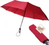 Sturmfester Regenschirm, Rot ,Taschenschirm Produktbild-Vorschau 6