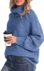 Damen Chunky Cable Strick Rollkragenpullover - Weicher, Produktbild-Vorschau 3
