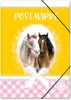 Pochette Itenga à élastique  format A4, motif chevaux Voir les images du produit 1