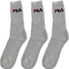Fila - Tennis Socks 3-Pack - Graue Sportsocken Produktbild-Vorschau 2