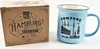 Hamburg Becher Relief Tasse Blau Produktbild-Vorschau 1