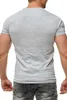 Mivaro Herren T-Shirt 3er Pack V-Ausschnitt Grau meliert - Produktbild-Vorschau 3