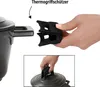 STONELINE® Cocotte Bräter Rund 20 cm Schwarz | mit Deckel Produktbild-Vorschau 4