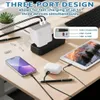 65W GaN Schnellladegerät Kompatibel, 3-Port USB C Netzteil Produktbild-Vorschau 2