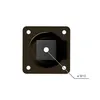 Nábytková noha 25x25x150 mm, černý nikl Náhled obrázku produktu 4