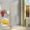 Věšák na kabáty Věšák na kabáty Kovový zlatý tyčový věšák Náhled obrázku produktu 5