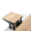 A close-up view of a wooden table with a lift mechanism. Anteprima dell’immagine prodotto