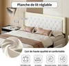 160 x 200 cm großes Bett mit LED-Beleuchtung und Produktbild-Vorschau 8