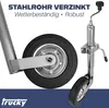 Roue jockey Trucky pour remorque Roue de timon avec support Voir les images du produit 5
