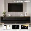 Mobile TV lucido Merax con 4 ante e gambe in metallo, Anteprima dell’immagine prodotto 12