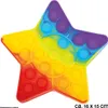 Bubble Pop Push Pop Toy Rainbow Stern Produktbild-Vorschau 1