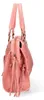 Elara Damen-Schultertasche aus echtem Wildleder Blau  Italy Produktbild-Vorschau 4