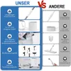 2 in 1 Dampfreiniger,1200W Handheld -Dampfreiniger,  Produktbild-Vorschau 8