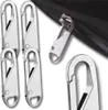 Lot de 4 pendentifs en métal argenté avec fermeture éclair Voir les images du produit 11