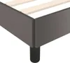 Close-up of the corner of a bed frame with wooden slats visible. Produktbild-Vorschau