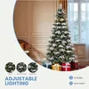 180cm Künstlicher Weihnachtsbaum mit Schnee & 300 LED Produktbild-Vorschau 4
