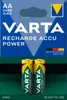 1x2 Varta RECHARGE ACCU Power 2400 mAH AA Mignon NiMH Produktbild-Vorschau 1