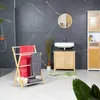 Relaxdays – držák na ručníky, stojan na ručníky se 4 tyčemi Náhled obrázku produktu 2