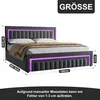 Letto matrimoniale Boxspring MODFU 180×200 con materasso, Anteprima dell’immagine prodotto 16