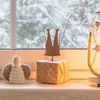 Teelichthalter aus Edelrost | Metalldeko für Advent und Produktbild-Vorschau 5