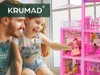 A father and daughter are playing with a dollhouse. Náhled obrázku produktu