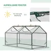 Outsunny skleník s 2 polkruhovými oknami 845-368V04 Náhľad obrázku produktu 5