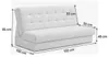 ANMIL SET Schlafsofa OLIO mit 2 Sesseln in Beige Stoff Produktbild-Vorschau 5
