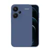 A blue phone case is shown against a white background. Produktbild-Vorschau