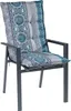 GO-DE Textil, Sessel-Auflage  mittel, Ornamentstreifen blau Produktbild-Vorschau 7