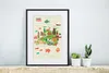 MuchoWow® MuchoWow® Gerahmtes Poster Weltkarte Kinder - Produktbild-Vorschau 6