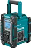 A teal and black Makita radio with a handle and display screen, shown from the front-left. Produktbild-Vorschau